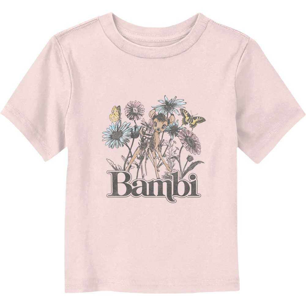 Disney Bambi Watercolor Floral Toddler T-Shirt, , hi-res
