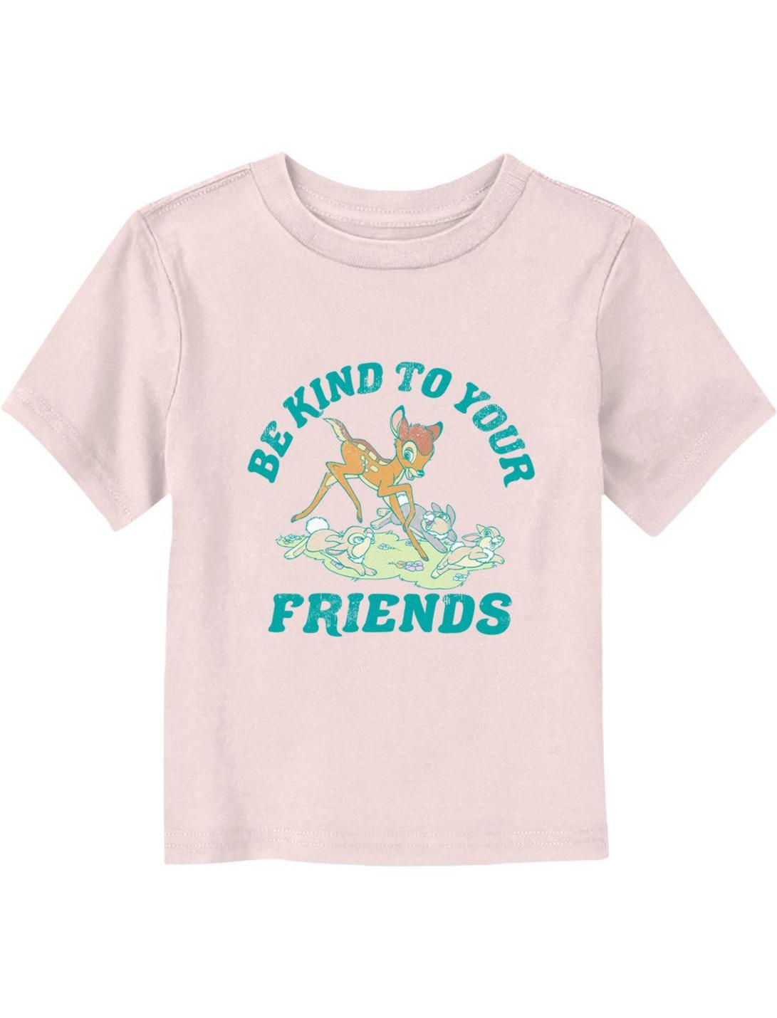 Disney Bambi Be Kind To Your Friends Toddler T-Shirt, LIGHT PINK, hi-res