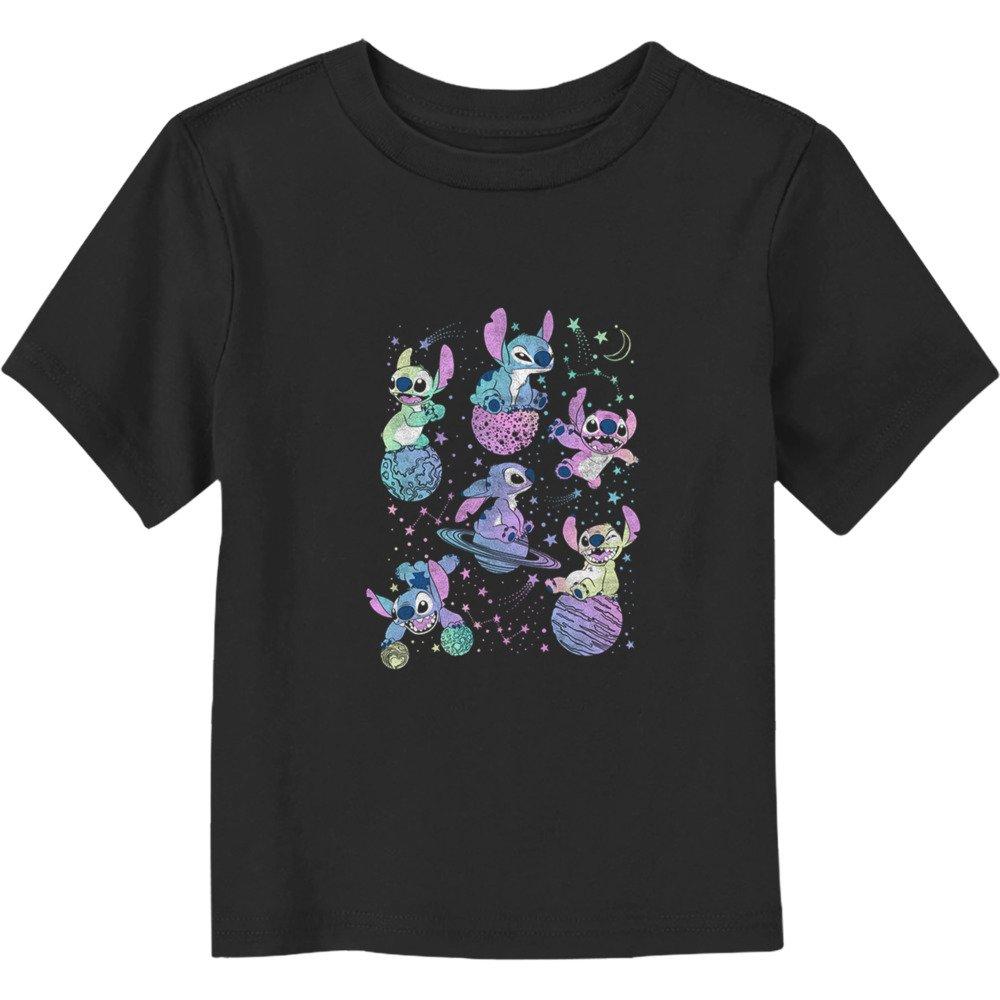 Disney Lilo & Stitch Planetary Stitch Toddler T-Shirt, BLACK, hi-res
