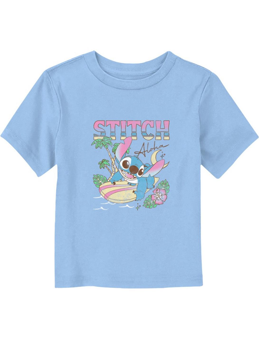 Disney Lilo & Stitch Aloha Stitch Toddler T-Shirt, LT BLUE, hi-res