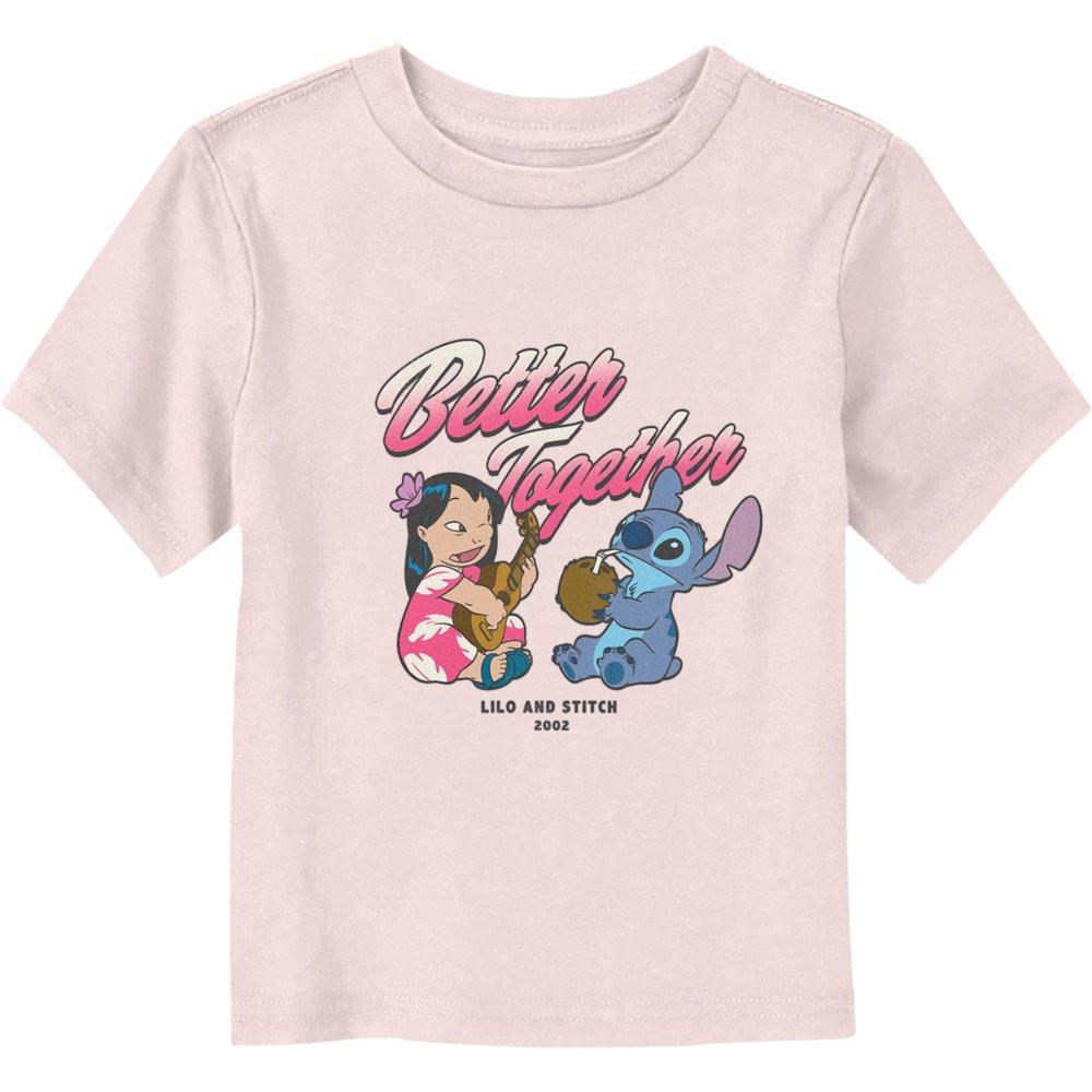 Disney Lilo & Stitch Better Together Toddler T-Shirt, LIGHT PINK, hi-res