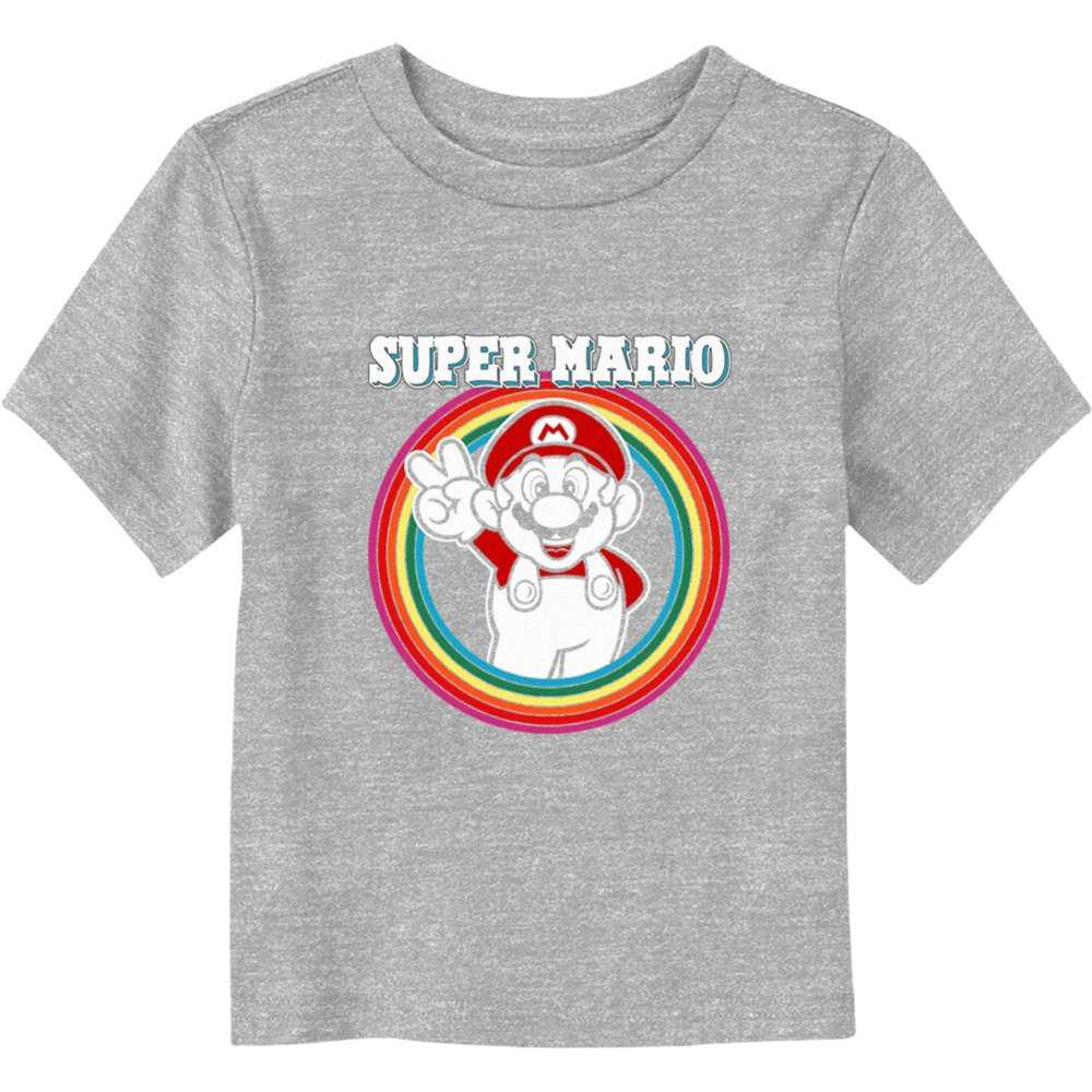 Super Mario Bros. Rainbow Mario Toddler T-Shirt, , hi-res