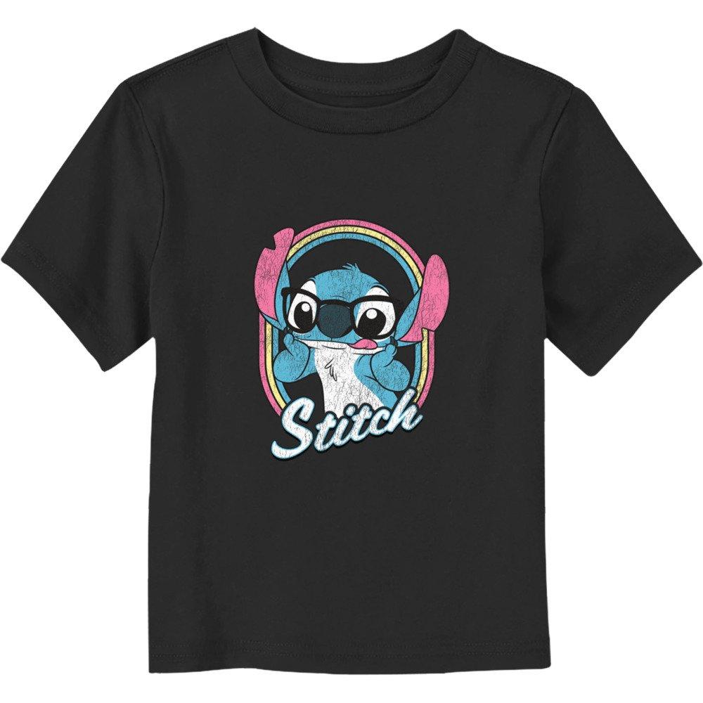 Disney Lilo & Stitch Glasses Stitch Toddler T-Shirt, , hi-res