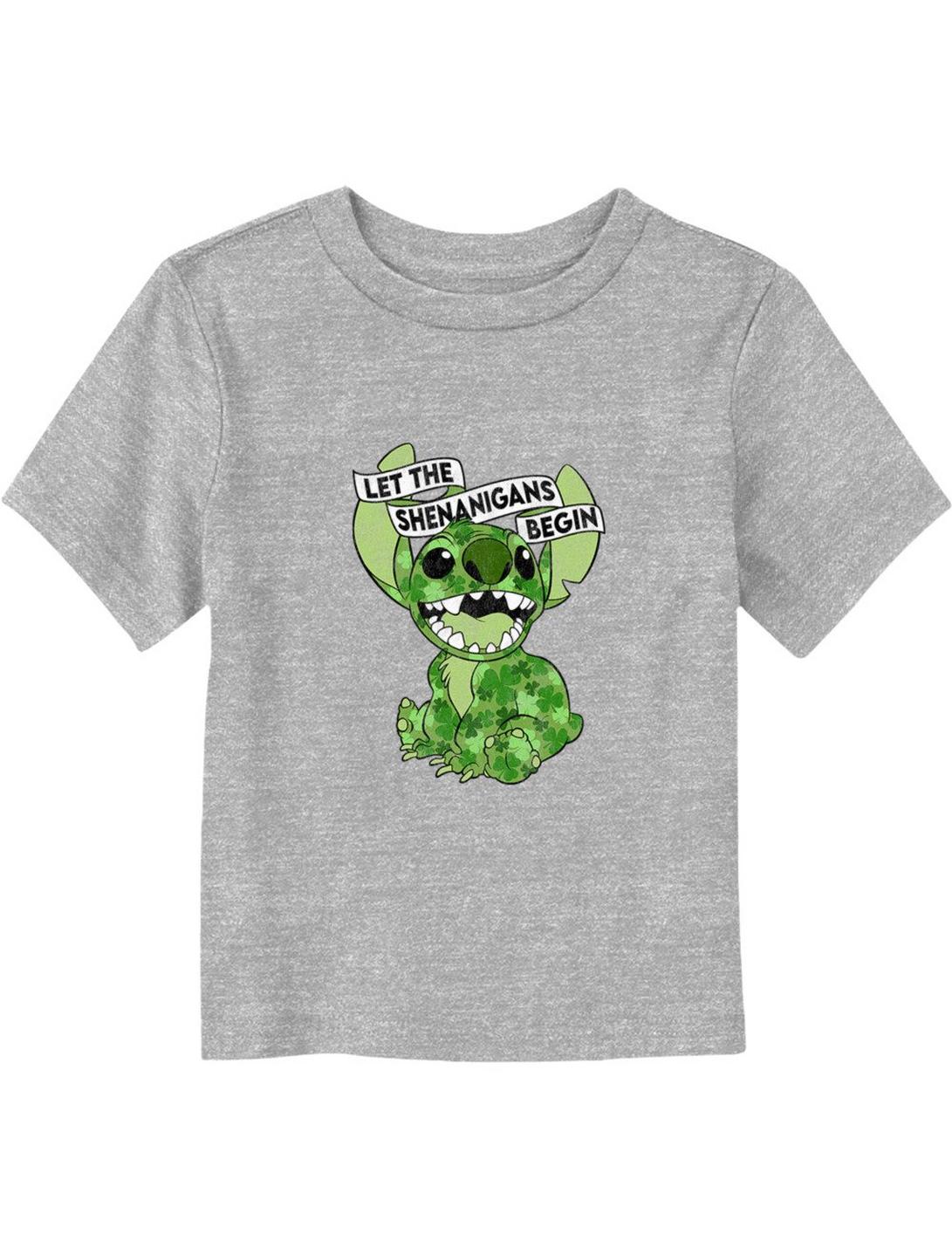Disney Lilo & Stitch Shenanigans Clover Toddler T-Shirt, ATH HTR, hi-res