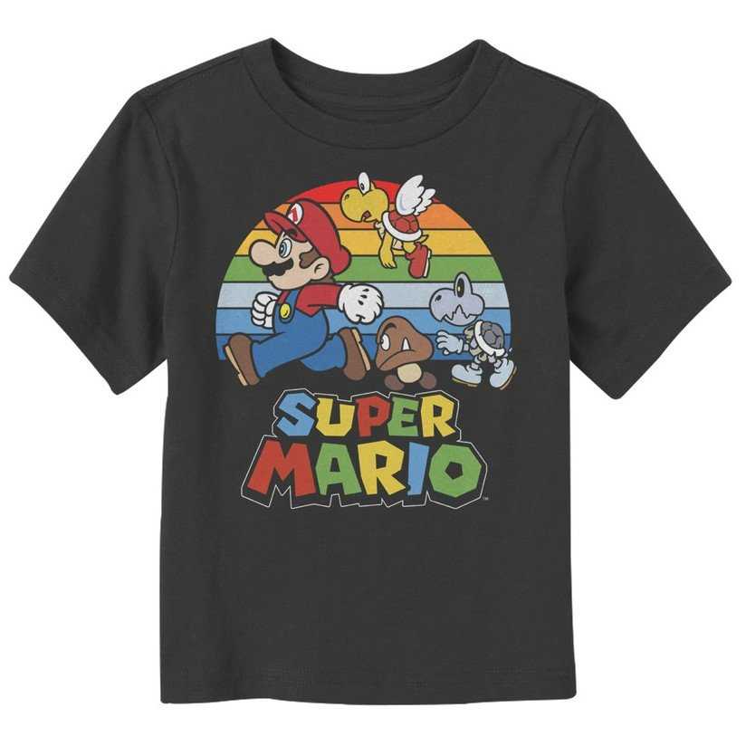 Super Mario Bros. Rainbow Chase Toddler T-Shirt, , hi-res