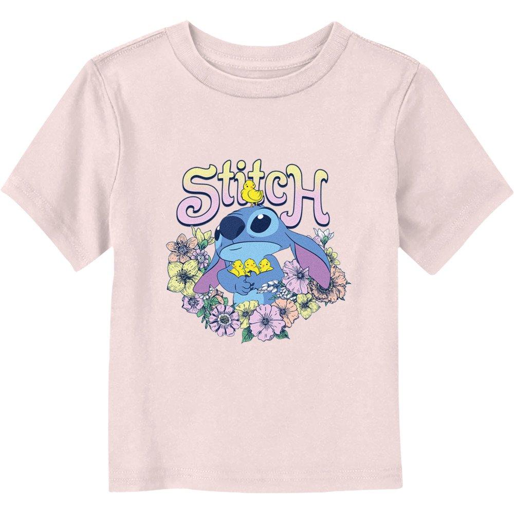 Disney Lilo & Stitch Spring Stitch Toddler T-Shirt, LIGHT PINK, hi-res