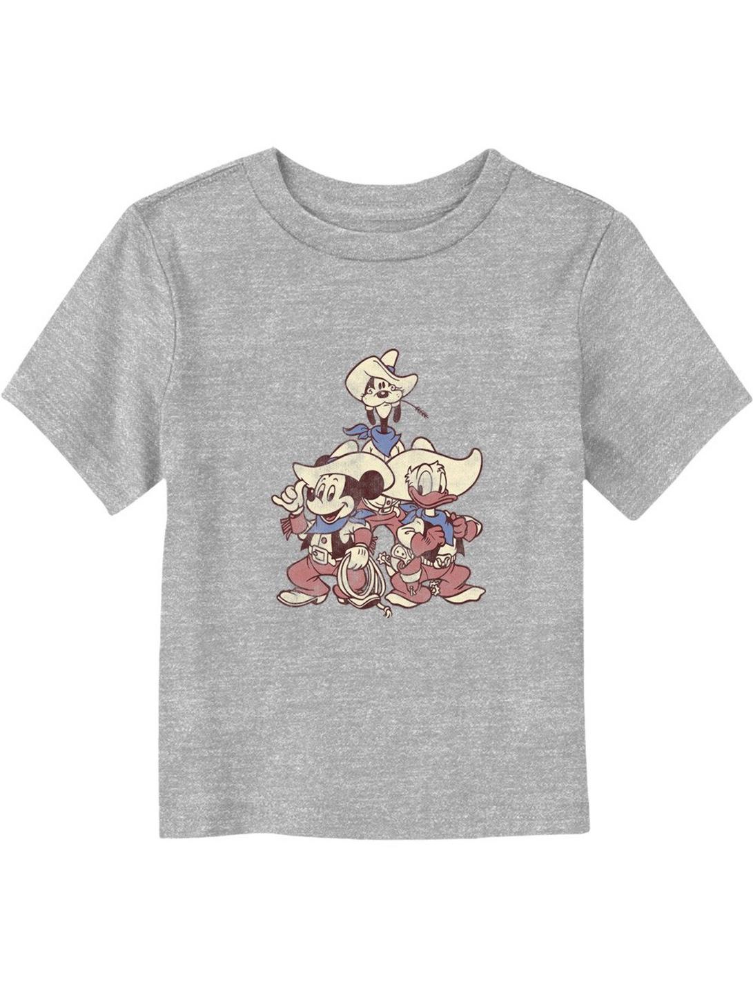 Disney Mickey Mouse Vintage Cowboy Friends Toddler T-Shirt, ATH HTR, hi-res
