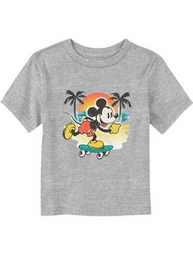 Disney Mickey Mouse Skateboard Beach Toddler T-Shirt, , hi-res