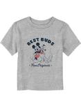 Disney Mickey Mouse True Originals Best Buds Toddler T-Shirt, ATH HTR, hi-res