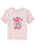 Disney Daisy Duck Birthday Girl Toddler T-Shirt, LIGHT PINK, hi-res