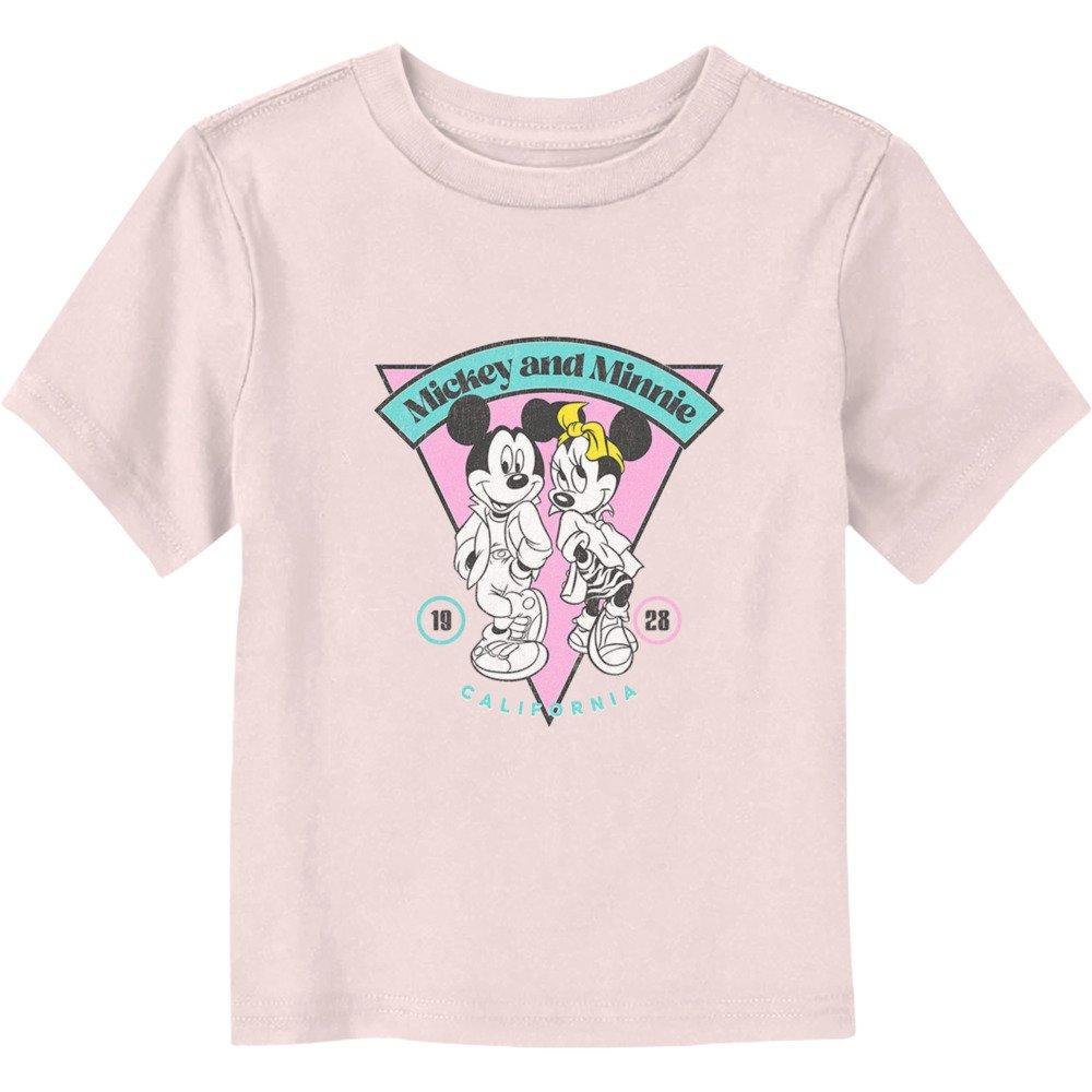 Disney Mickey Mouse & Minnie Cali Retro Toddler T-Shirt, , hi-res