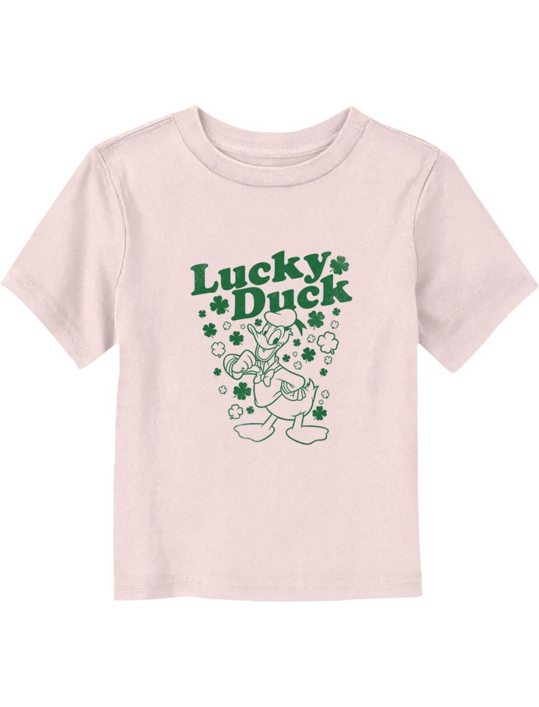 Disney Donald Duck Lucky Duck Toddler T-Shirt, LIGHT PINK, hi-res