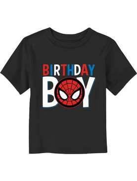 Marvel Spider-Man Birthday Boy Icon Toddler T-Shirt, , hi-res