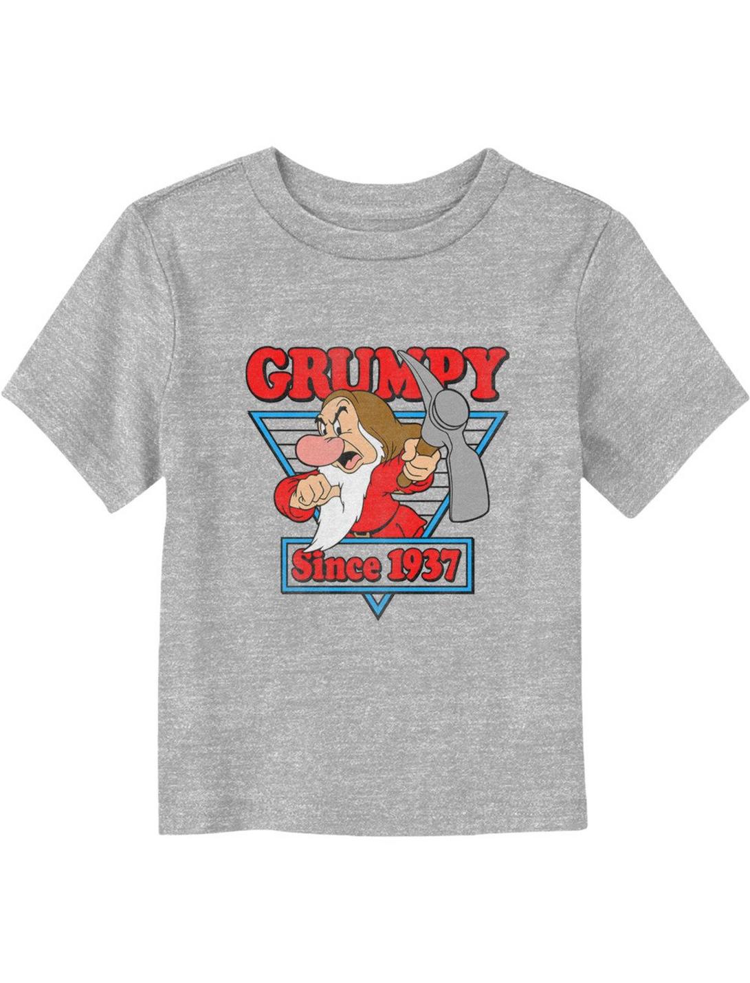 Disney Snow White And The Seven Dwarfs Grumpy Since 1937 Toddler T-Shirt, ATH HTR, hi-res