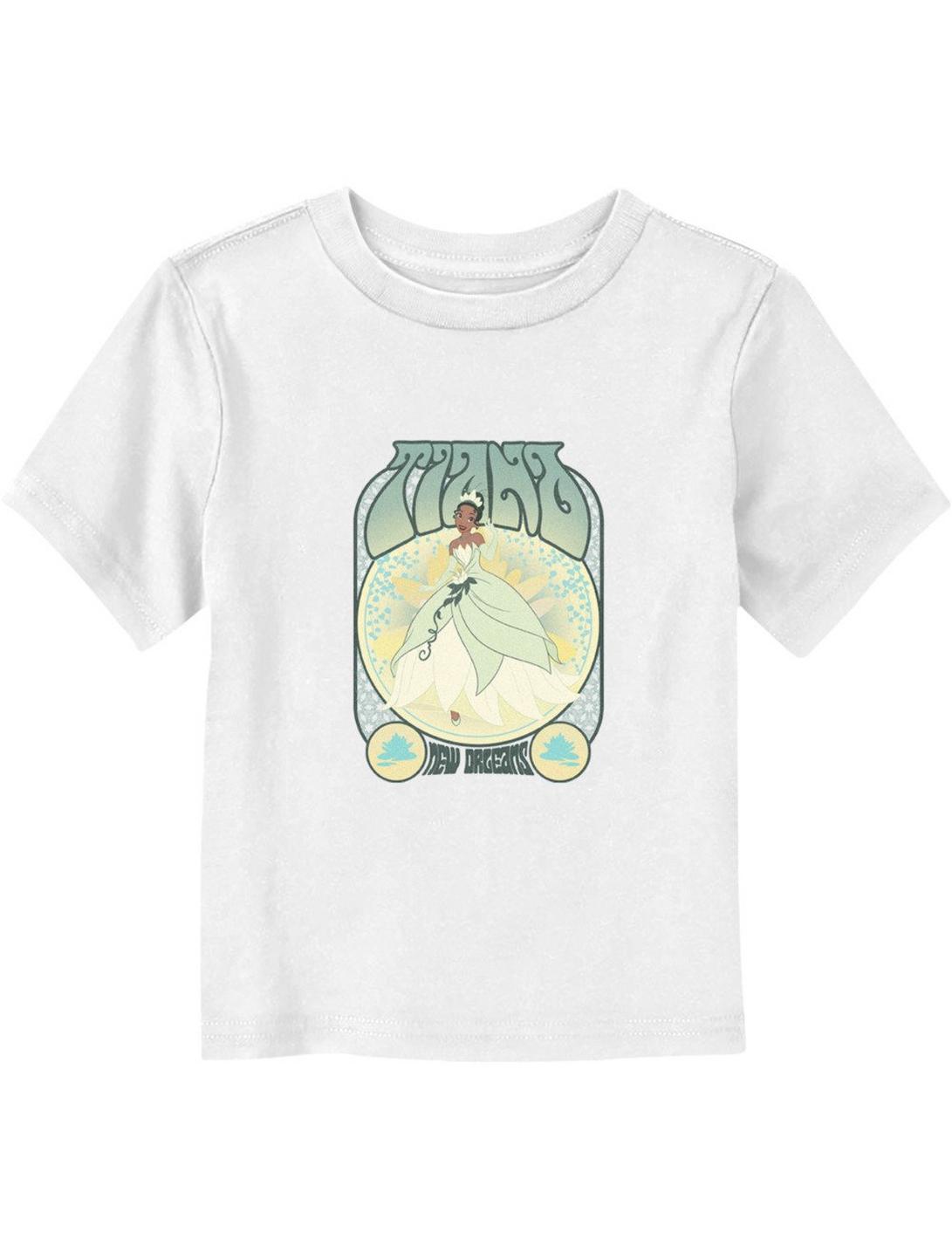 Disney The Princess And The Frog Tiana Groovy Toddler T-Shirt, WHITE, hi-res