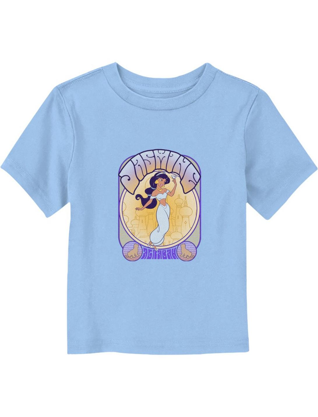 Disney Aladdin Jasmine Groovy Toddler T-Shirt, LT BLUE, hi-res