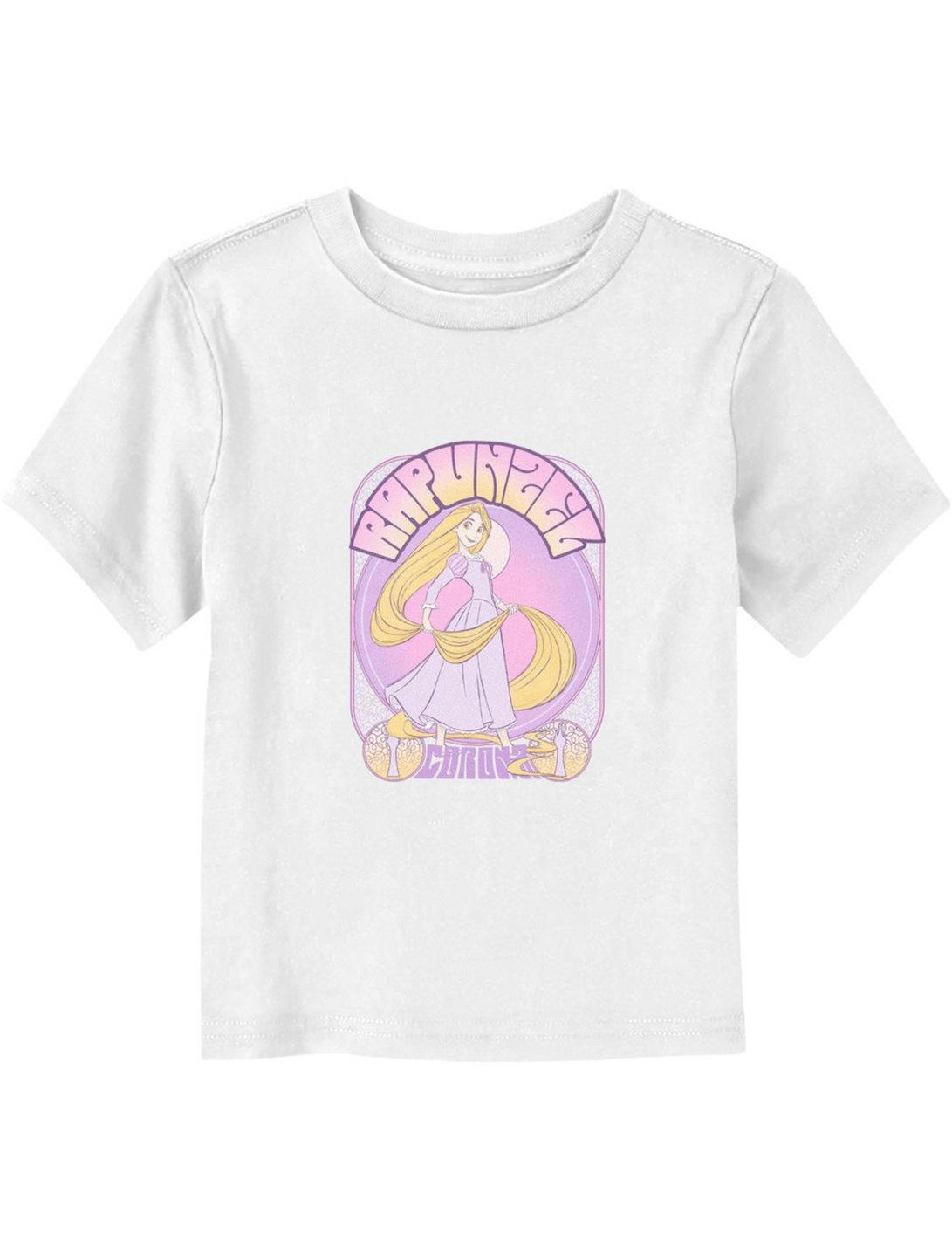 Disney Tangled Rapunzel Groovy Toddler T-Shirt, WHITE, hi-res