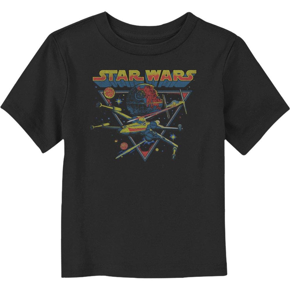 Star Wars Space Battle Toddler T-Shirt, BLACK, hi-res