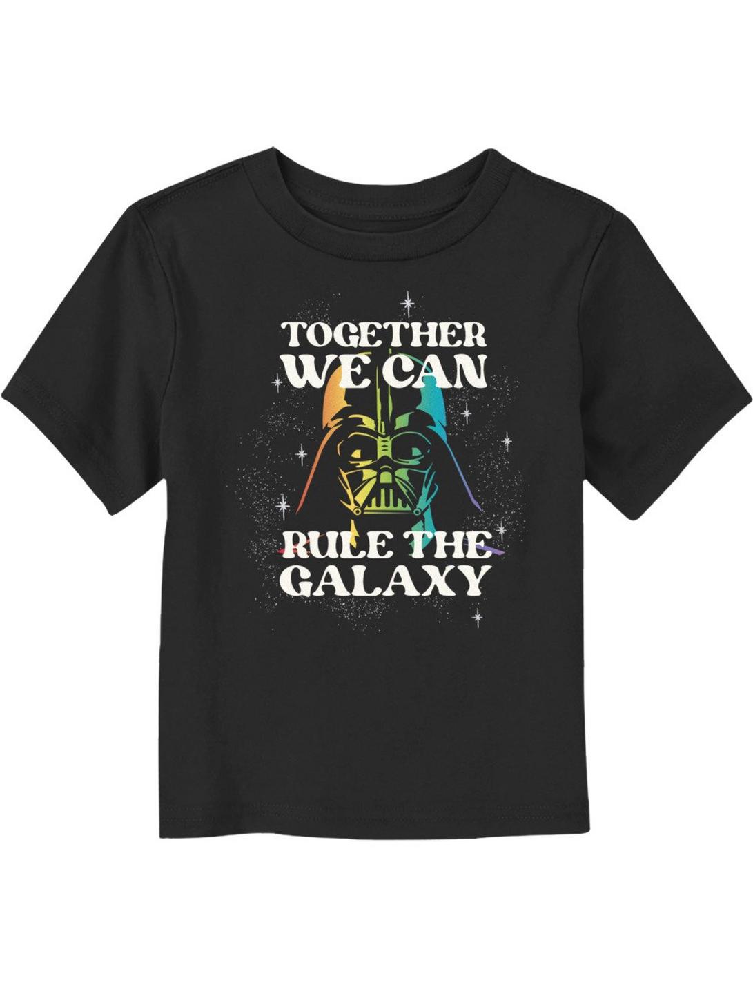 Star Wars Together We Can Rule The Galaxy Darth Vader Toddler T-Shirt, BLACK, hi-res