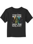 Star Wars Together We Can Rule The Galaxy Darth Vader Toddler T-Shirt, BLACK, hi-res