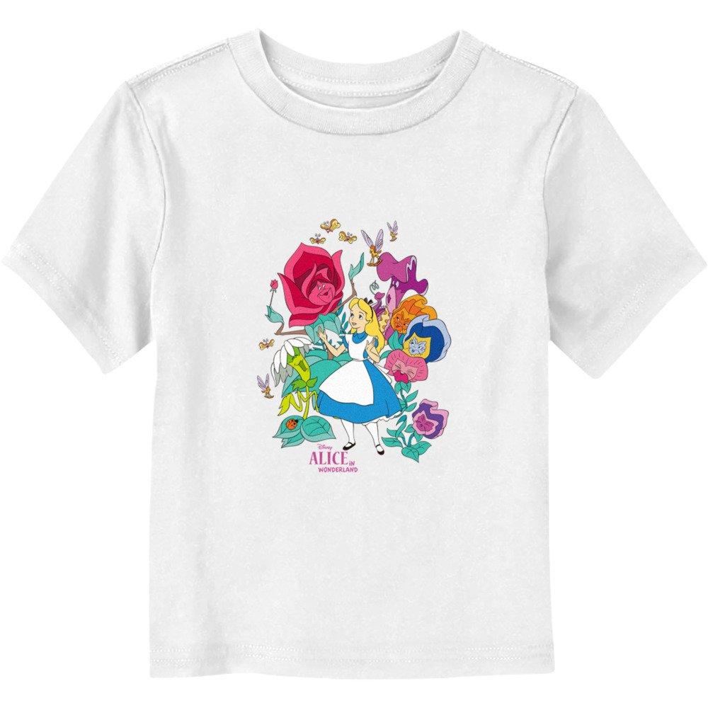 Disney Alice In Wonderland Alice Classic Floral Forest Toddler T-Shirt, , hi-res