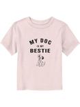 Disney 101 Dalmatians My Dog Is My Bestie Toddler T-Shirt, LIGHT PINK, hi-res