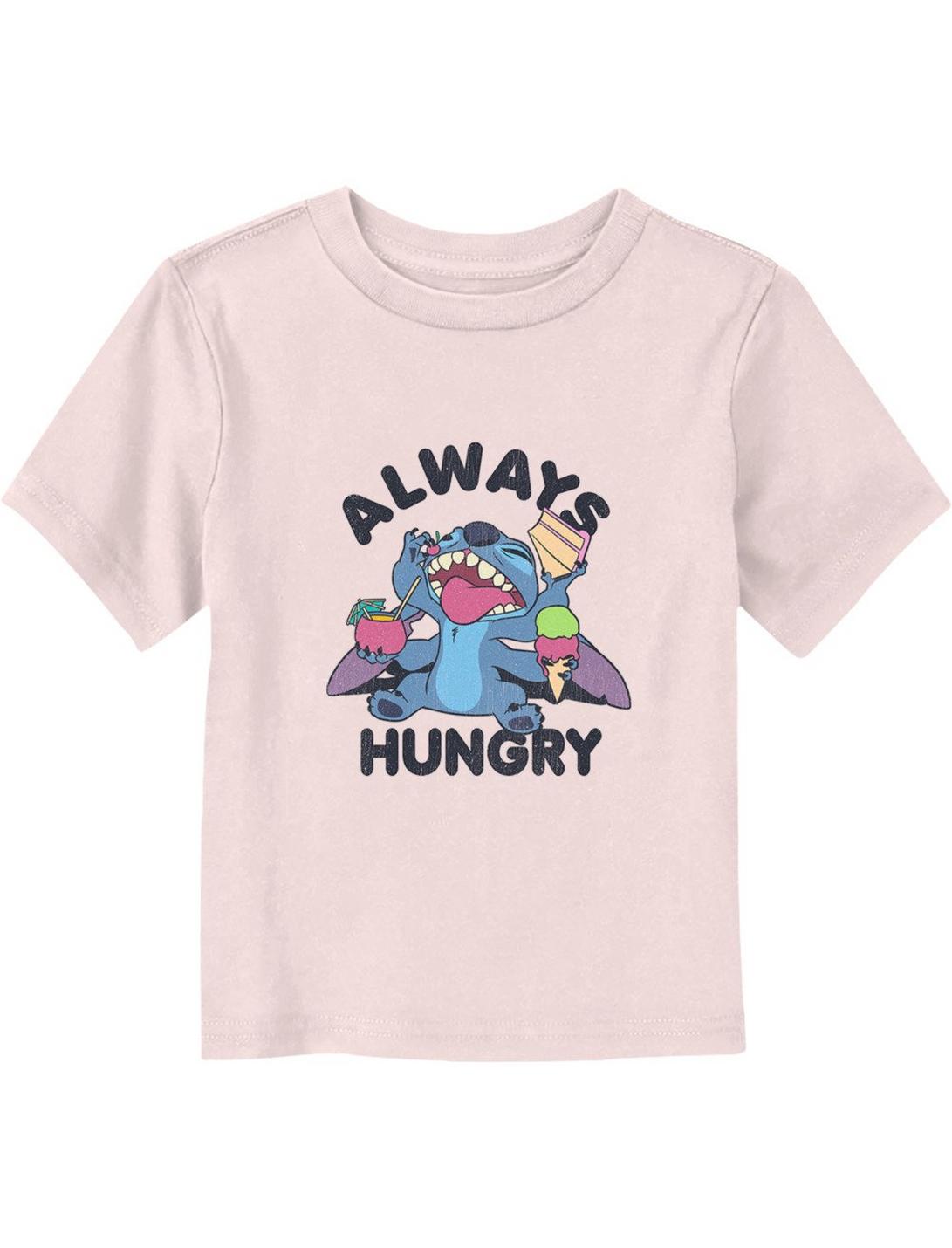 Disney Lilo & Stitch Always Hungry Toddler T-Shirt, LIGHT PINK, hi-res