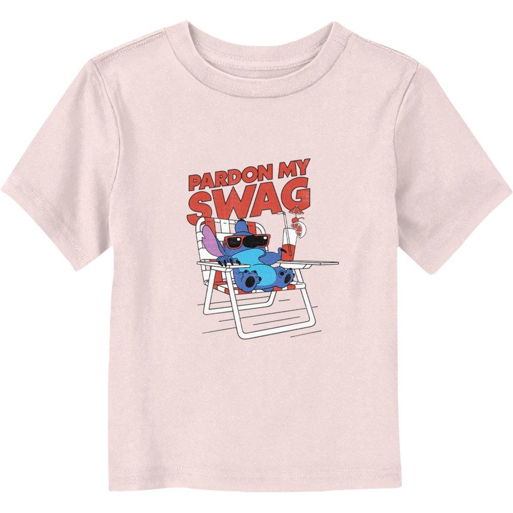 Disney Lilo & Stitch Pardon My Swag Toddler T-Shirt, LIGHT PINK, hi-res