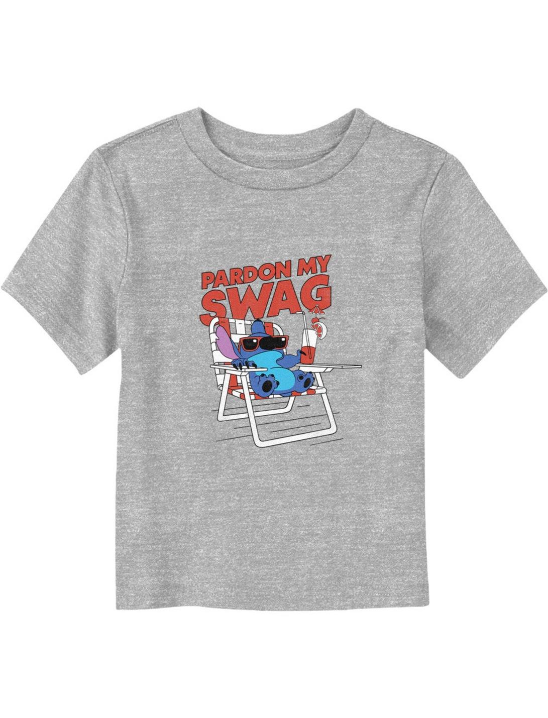 Disney Lilo & Stitch Pardon My Swag Toddler T-Shirt, ATH HTR, hi-res