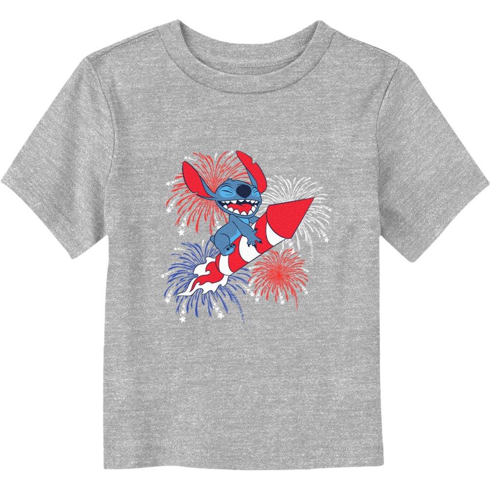 Disney Lilo & Stitch Fireworks Toddler T-Shirt, ATH HTR, hi-res