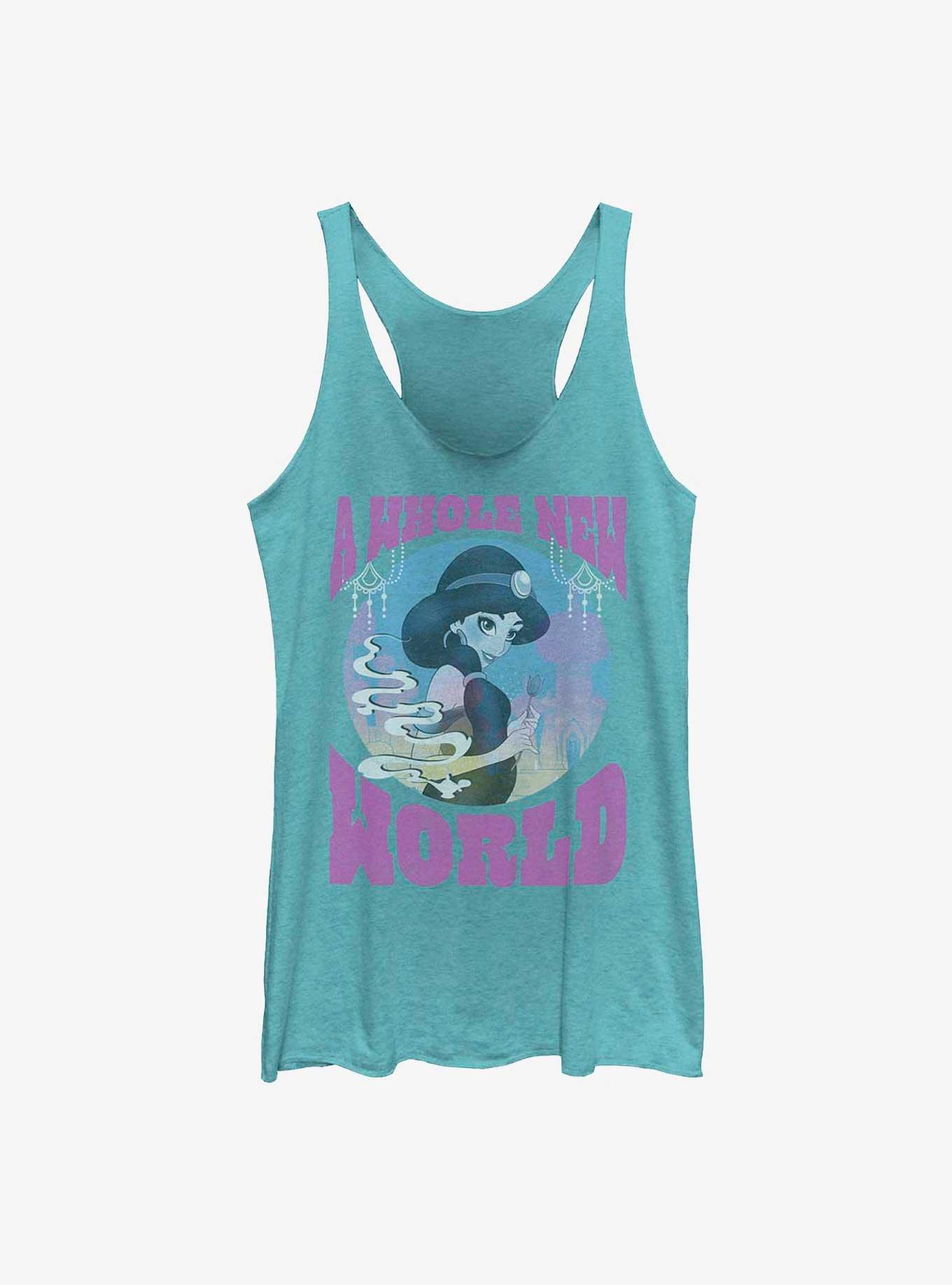 Disney Aladdin Jasmine A Whole New World Girls Tank, TAHI BLUE, hi-res