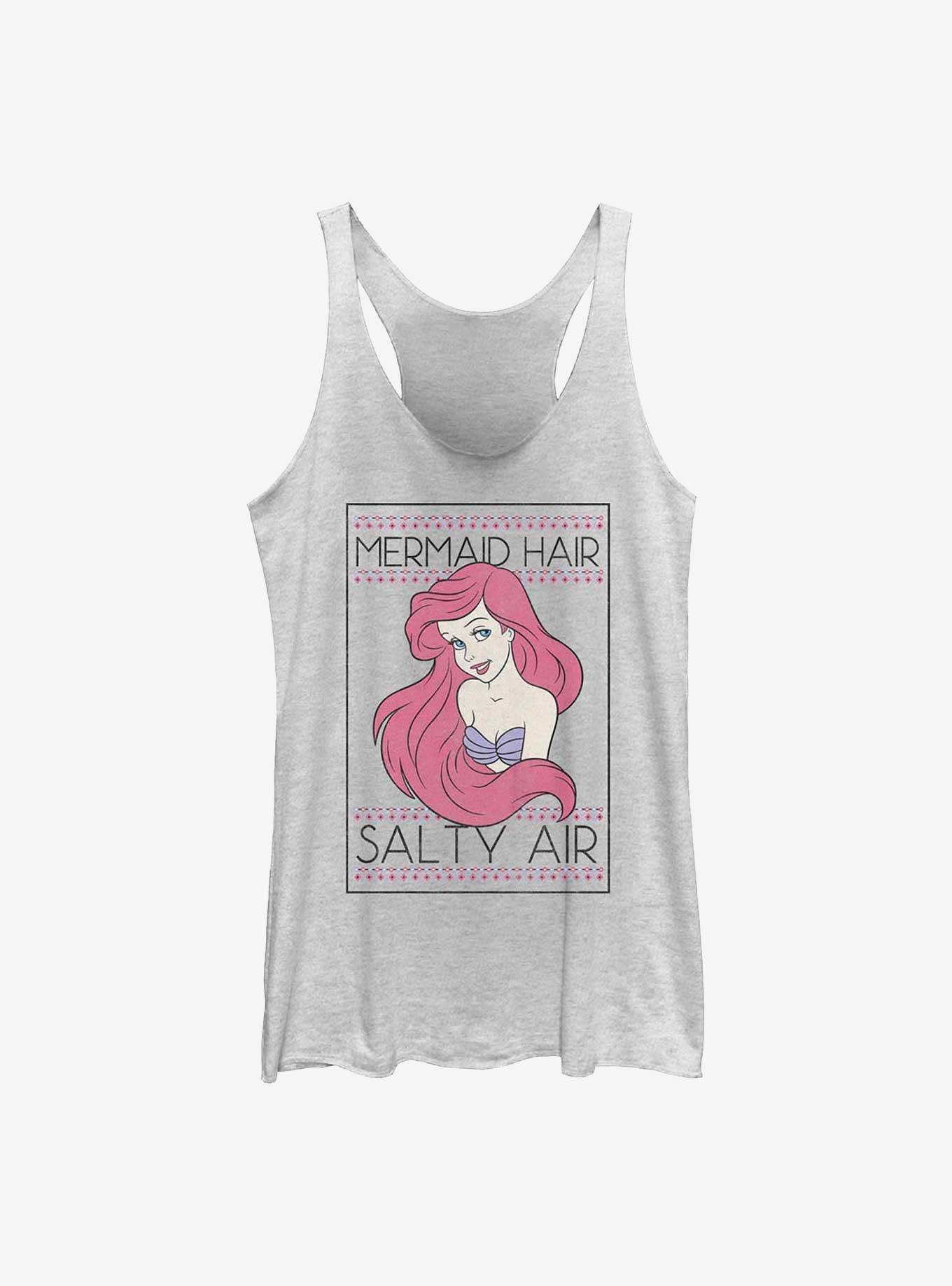 Disney The Little Mermaid Mermaid Hair Salty Air Girls Tank, WHITE HTR, hi-res