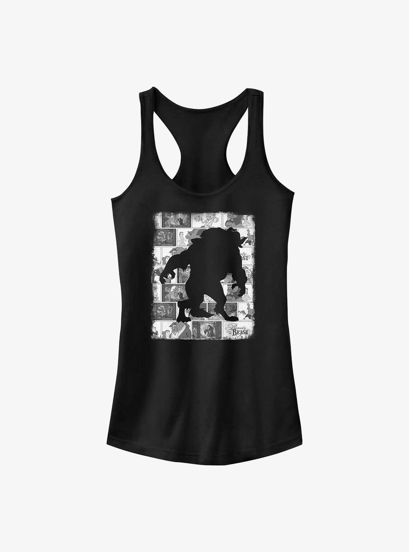 Disney Beauty and the Beast Beast In A Box Girls Tank, BLACK, hi-res