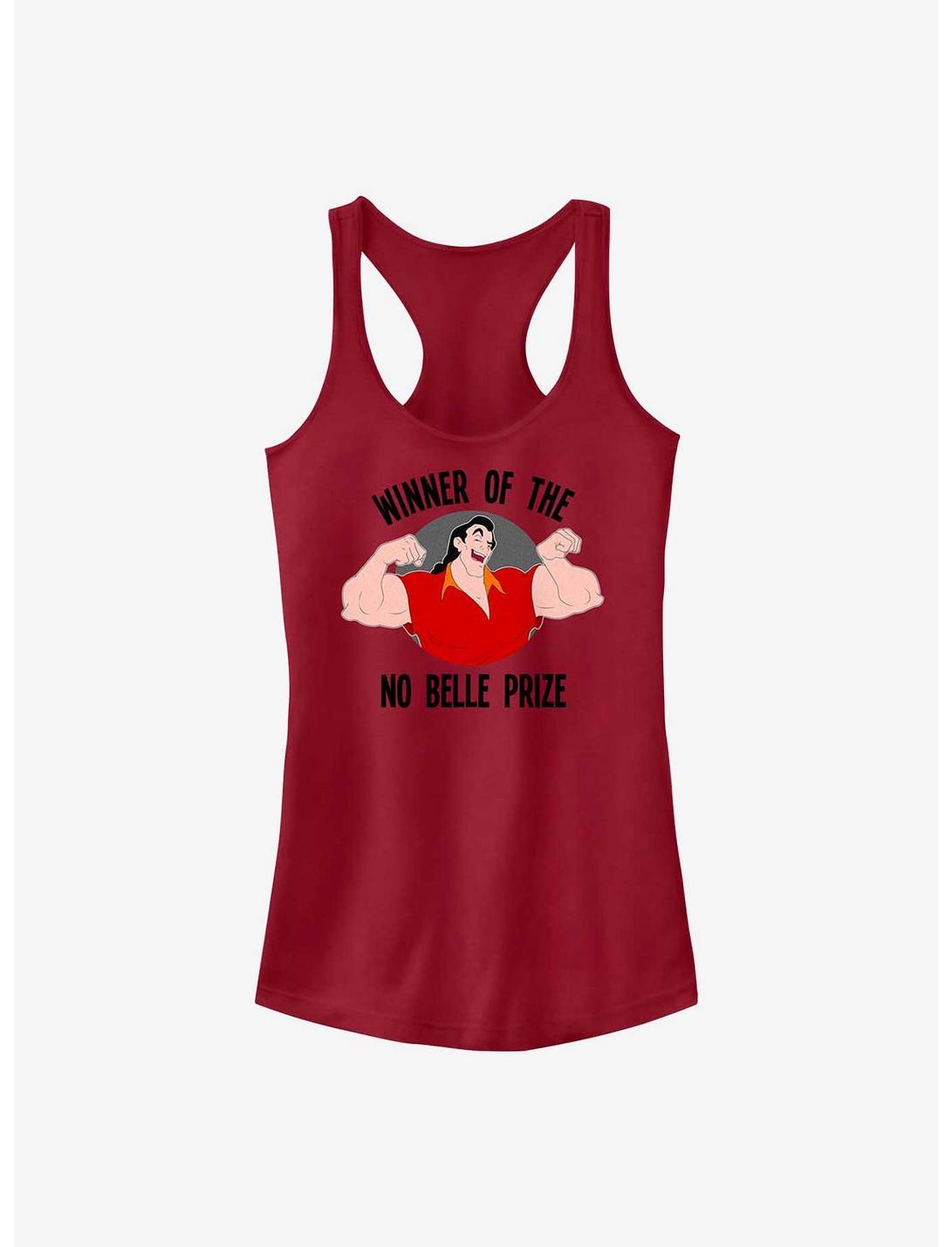Disney Beauty and the Beast Gaston Winner Of The No Belle Prize Girls Tank, SCARLET, hi-res