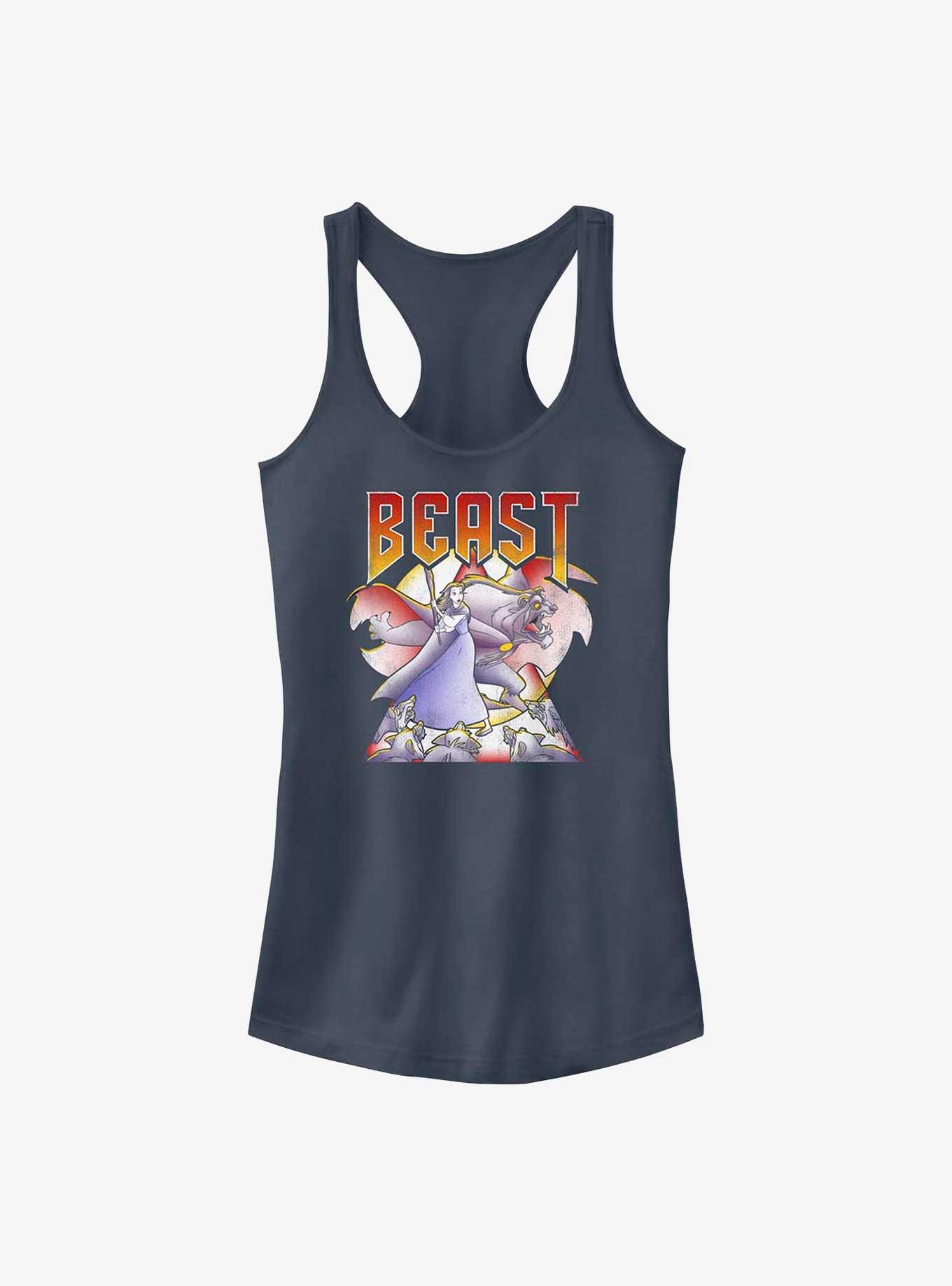 Disney Beauty and the Beast Battling Wolves Girls Tank, INDIGO, hi-res