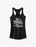 Disney Beauty and the Beast Belle and Adam Girls Tank, BLACK, hi-res