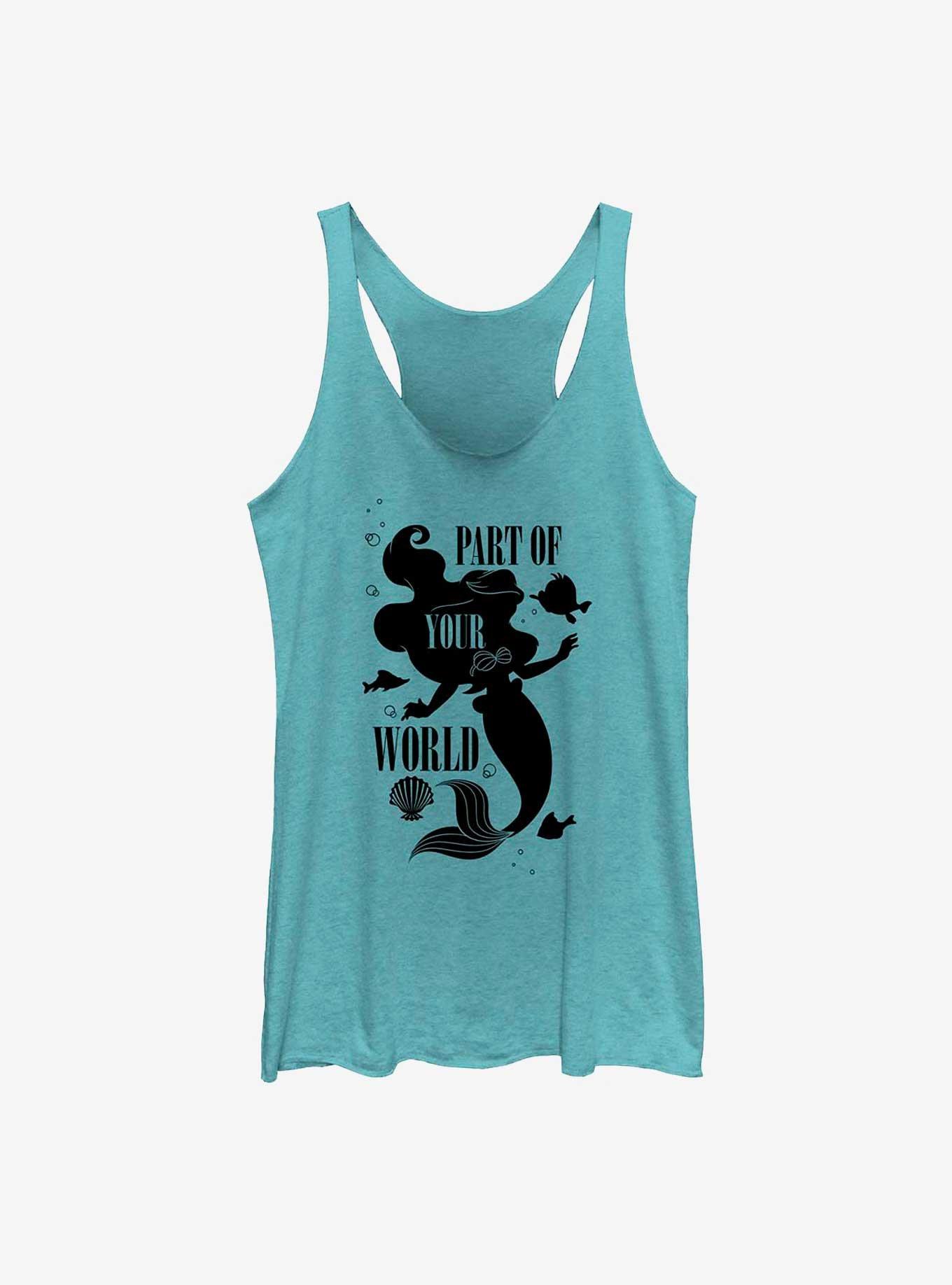 Disney The Little Mermaid Part Of Your World Girls Tank, TAHI BLUE, hi-res