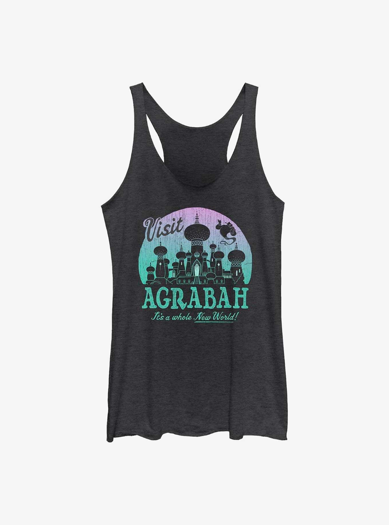 Disney Aladdin Visit Agrabah Girls Tank, BLK HTR, hi-res