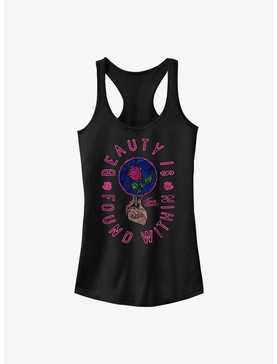 Disney Beauty and the Beast Beauty Is Found Within Girls Tank, , hi-res