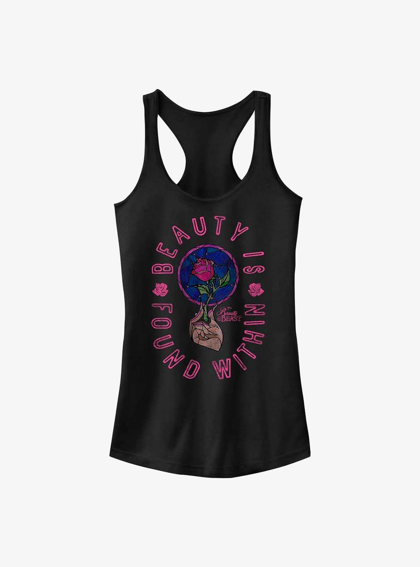 Disney Beauty and the Beast Beauty Is Found Within Girls Tank, , hi-res