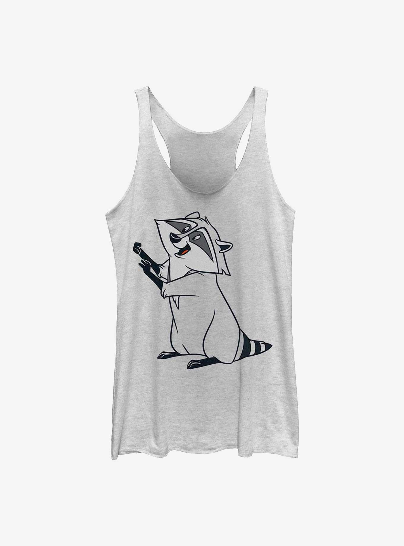 Disney Pocahontas Big Meeko Girls Tank, WHITE HTR, hi-res