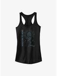 Disney Beauty and the Beast Hold On To Hope Rose Girls Tank, BLACK, hi-res