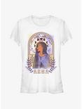 Disney Wish Asha Watercolor Nouveau Girls T-Shirt Hot Topic Web Exclusive, WHITE, hi-res