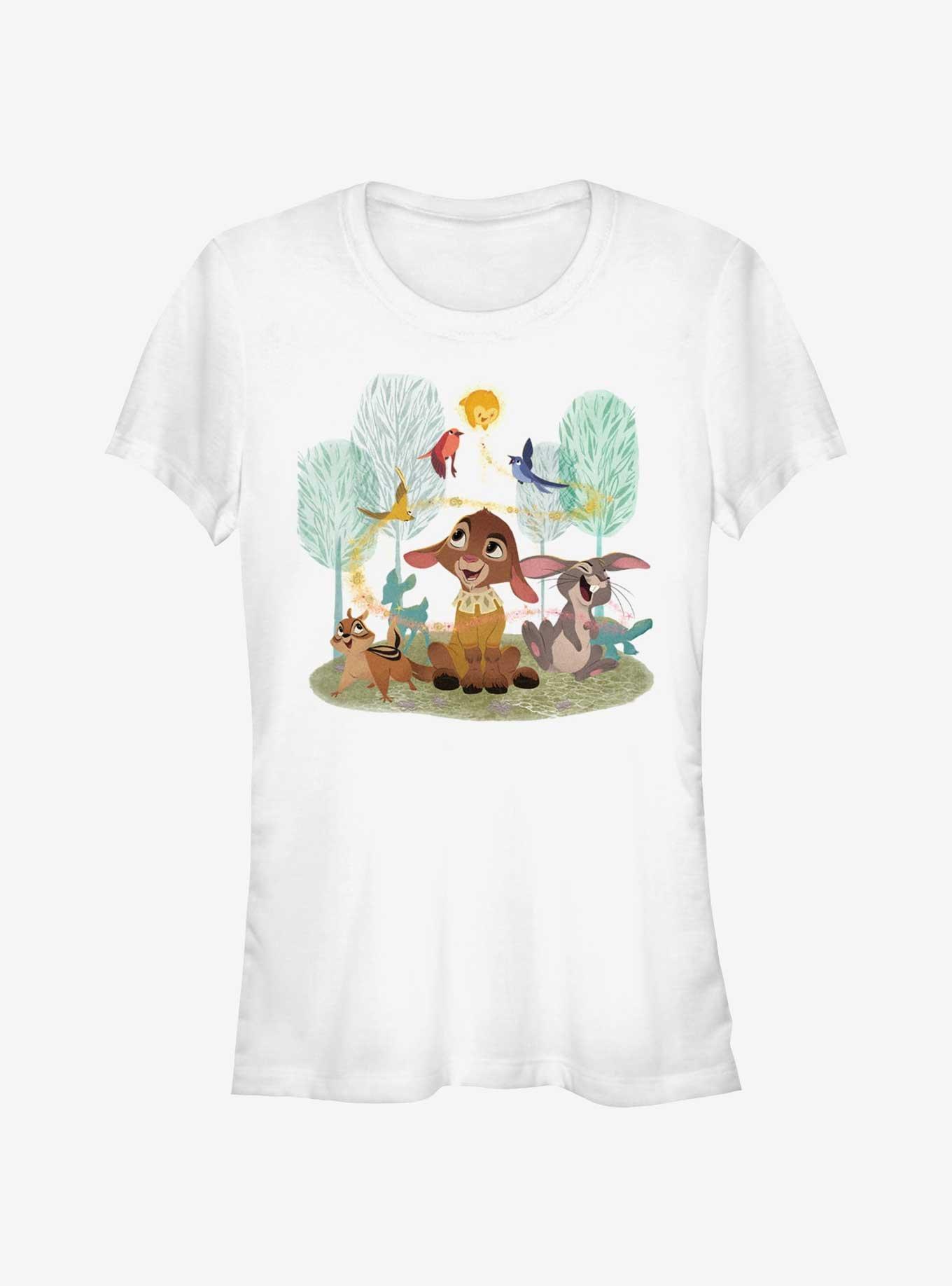 Disney Wish Star Valentino and Forest Friends Girls T-Shirt, , hi-res