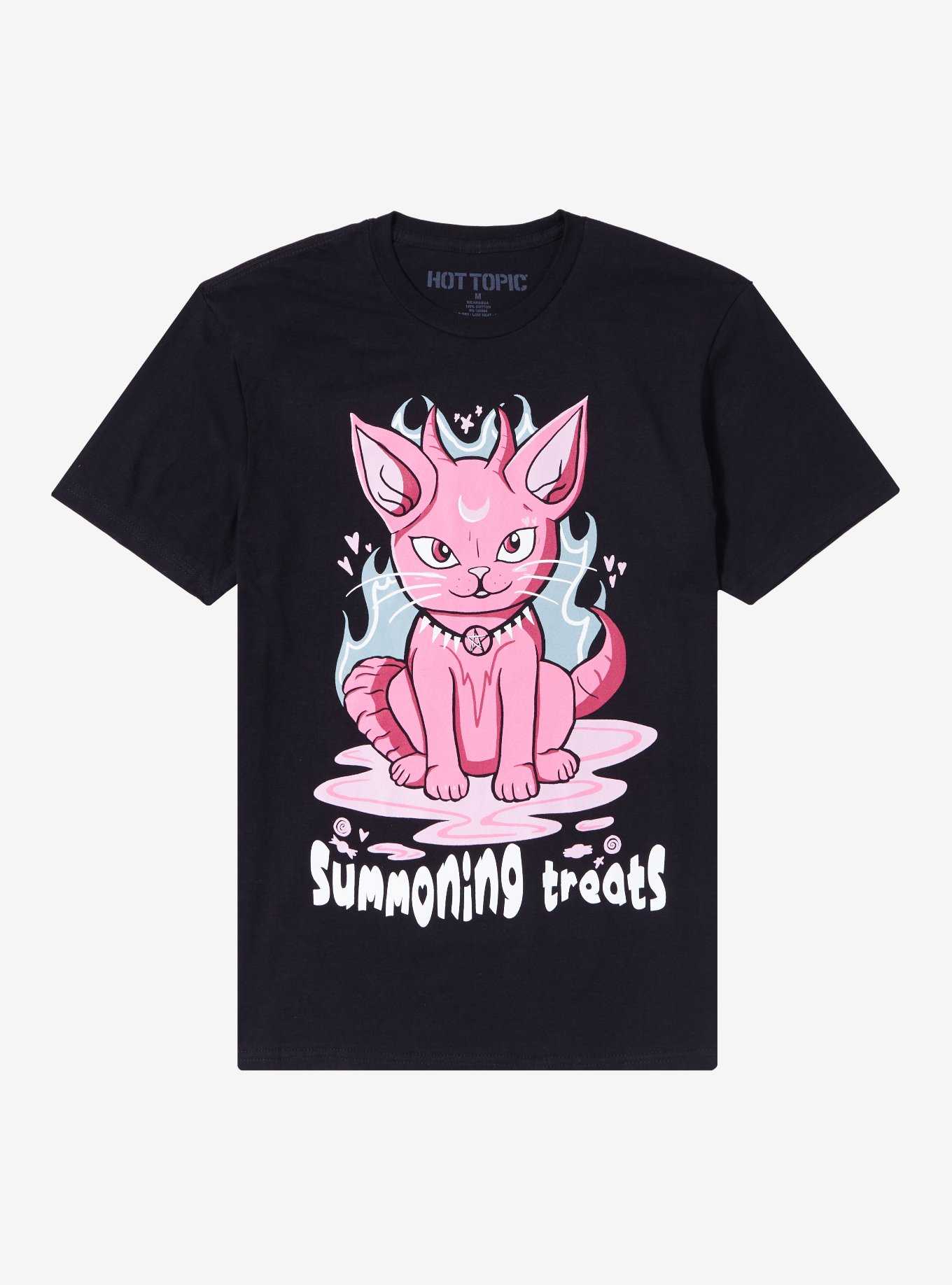 Summoning Treats Demon Cat T-Shirt, , hi-res