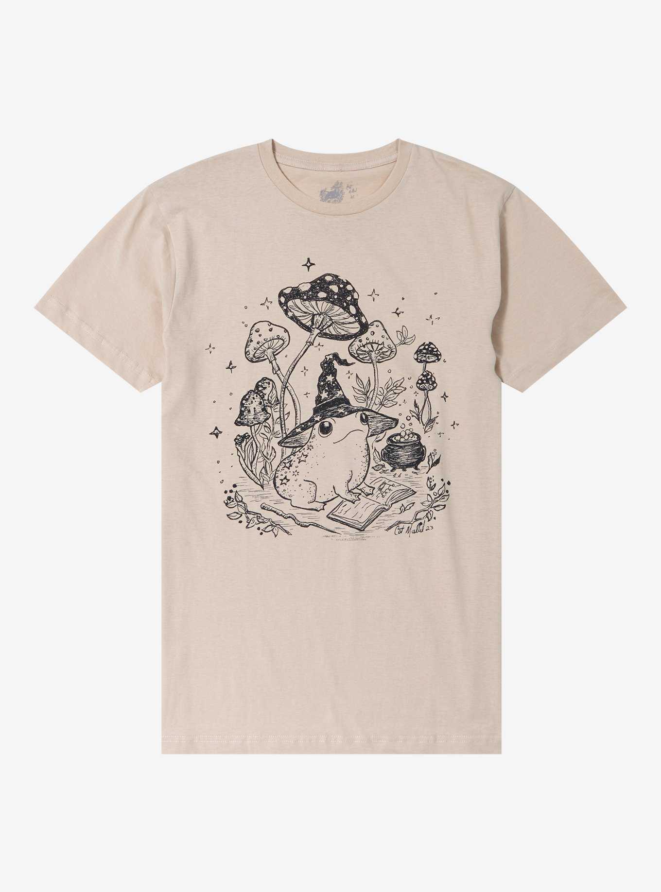 Frog Wizard T-Shirt By Cat Mallard, , hi-res