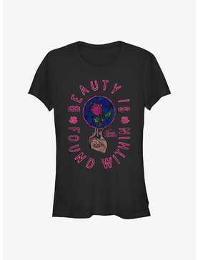 Disney Beauty and the Beast Beauty Is Found Within Girls T-Shirt, , hi-res