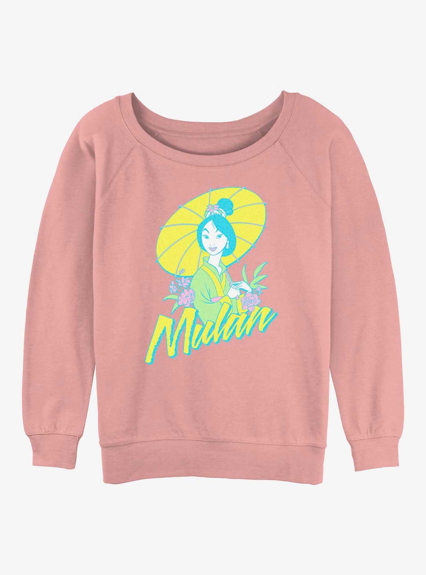 Disney Mulan Surf Pop Mulan Girls Slouchy Sweatshirt