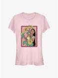 Disney Pocahontas Sunflowers Girls T-Shirt, LIGHT PINK, hi-res