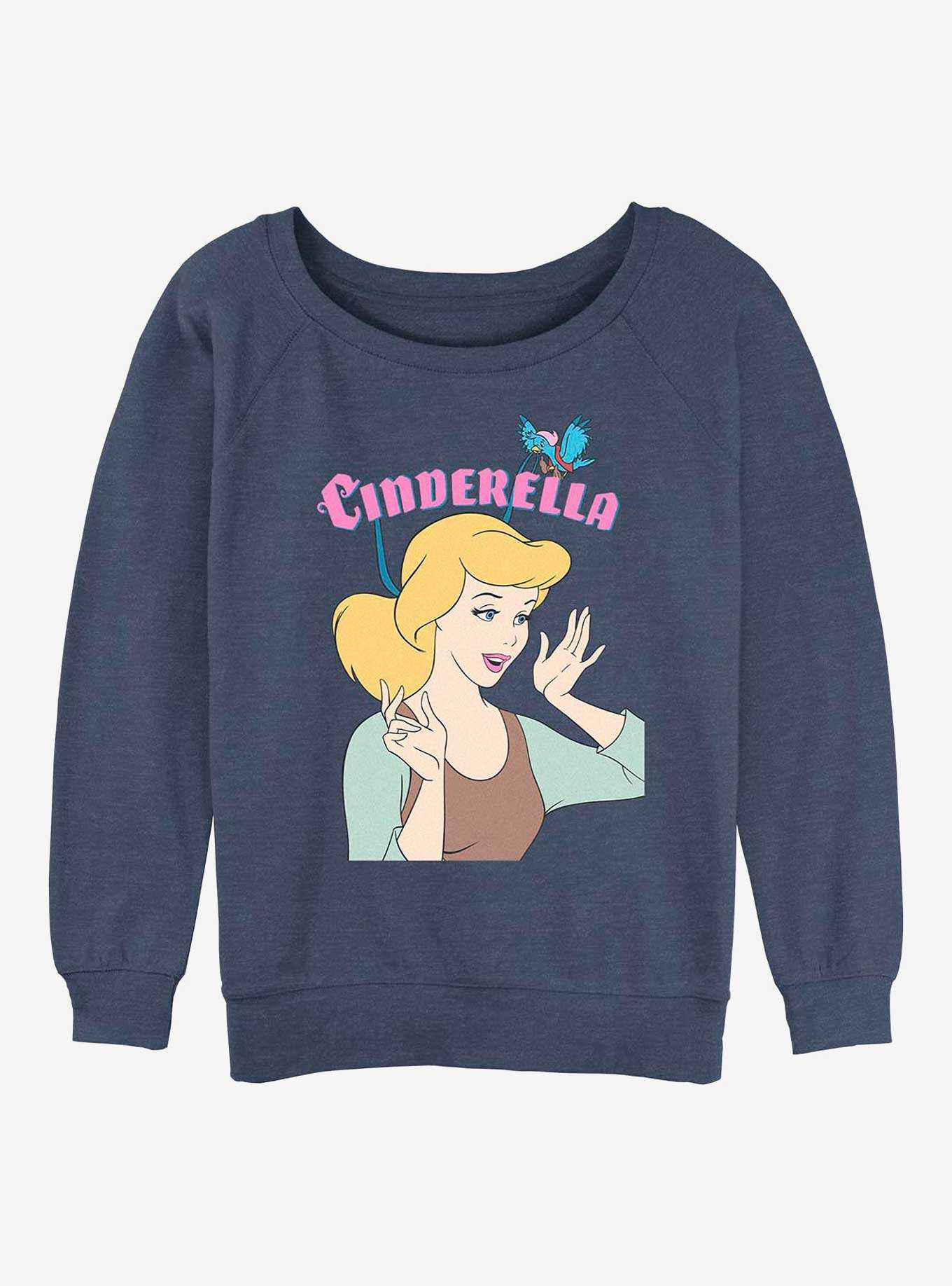Disney Cinderella Getting Ready Girls Slouchy Sweatshirt, , hi-res